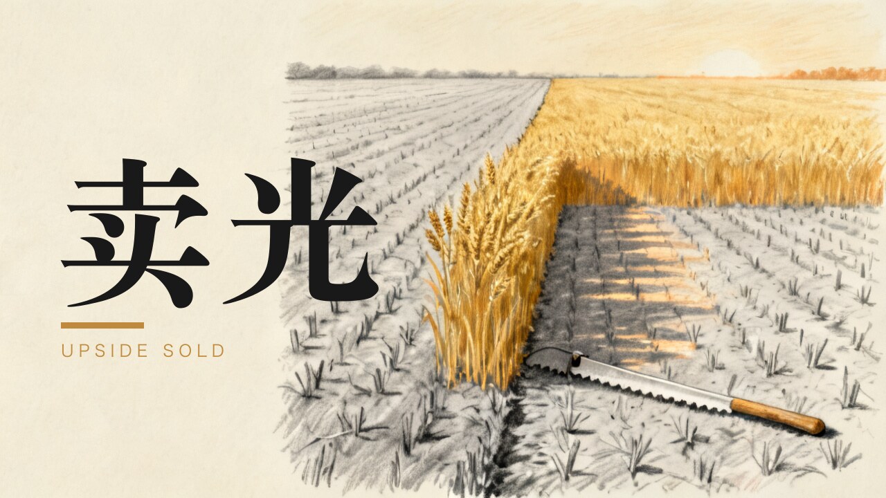 涨的那天，我把明天的上行卖光了