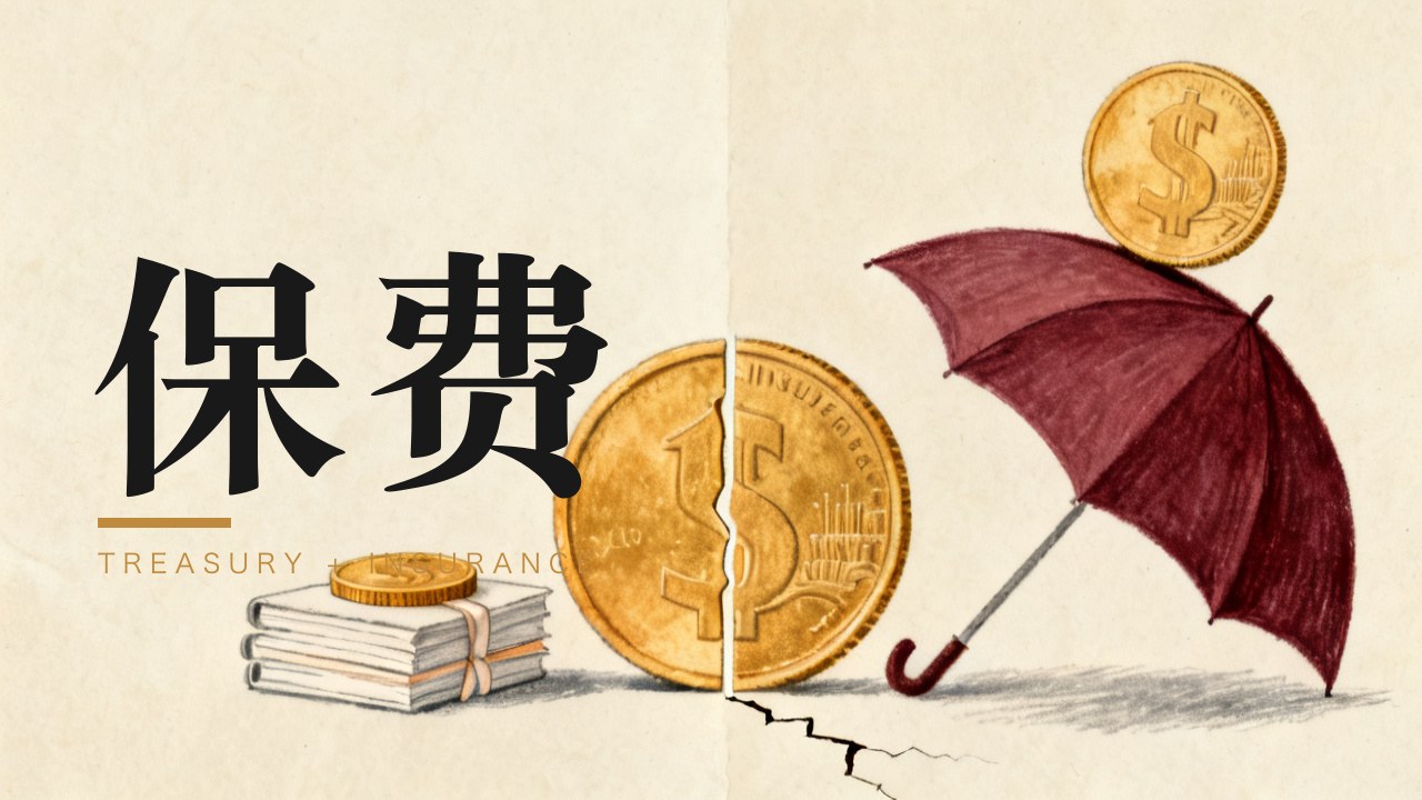 票息拆开只有两种钱:国债利息,和保险费
