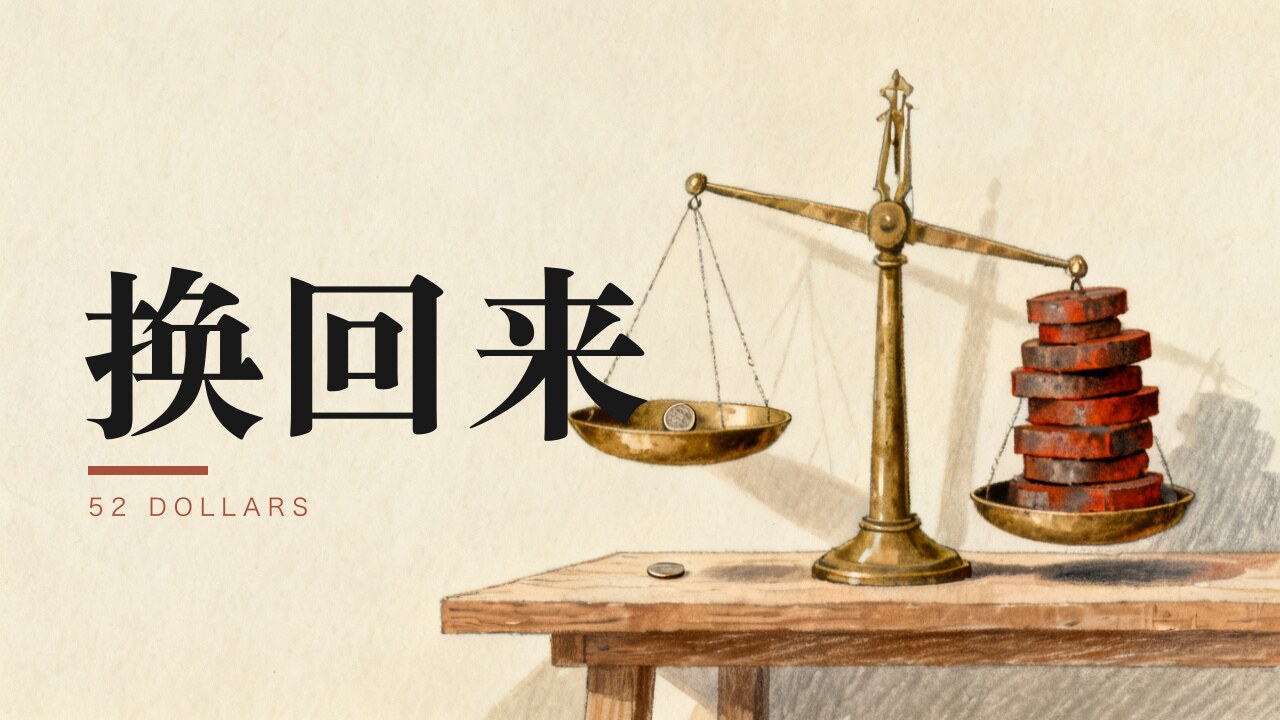 省下 52 美元，我花掉了 1.28 个百分点的生存额度